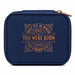 Make every journey more stylish with the H & H Gifts Stand Out Blue Travel Jewelry Box.
