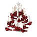 This Gerson handblown glass cardinal ornament features rich, vibrant red coloring and hand-painted details that capture the beauty of a real cardinal. 