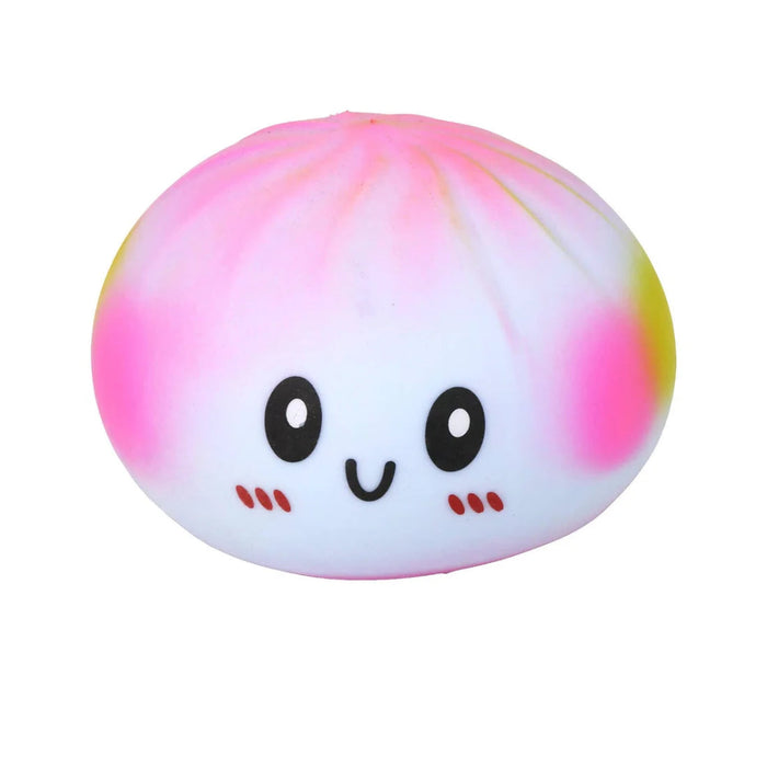 This 6" Jumbo Rainbow Ombre Dumpling Slime Filled Squishy delivers smooth, satisfying sensory fun with every squeeze.