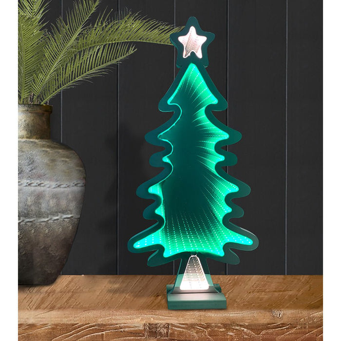 23.6” x 11.4” Tree w/ Star Infinity Mirror - 23.6” x 11.4” Tree w/ Star Infinity Mirror