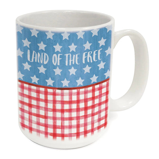 Whether you're starting your morning or relaxing in the evening, this decorative mug adds patriotic charm to every sip.