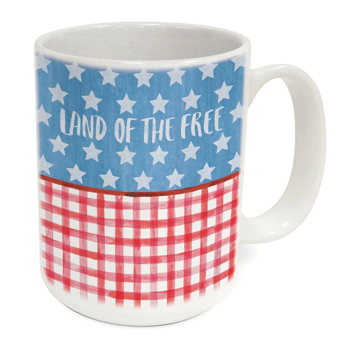 Whether you're starting your morning or relaxing in the evening, this decorative mug adds patriotic charm to every sip.