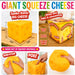 Puka Creations delivers the most gloriously oversized stress toy around the Giant Squeeze Cheese.