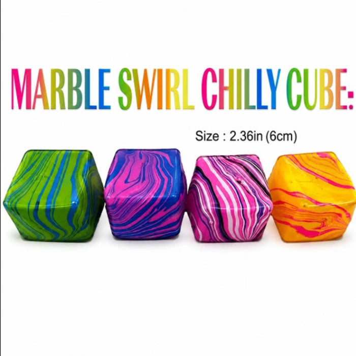 Puka Creations brings you the Marble Swirl Squishy Cube a visually stunning squishy toy that combines a gorgeous marble swirl pattern with an ultra-soft, slow-rising foam cube