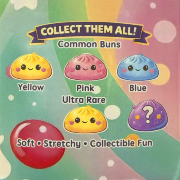 Squishy Toys :  Mystery Bun Dumplings - Assorted no choice
