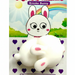 Squish-Amals Brooke Bunny toy packaging with a colorful background