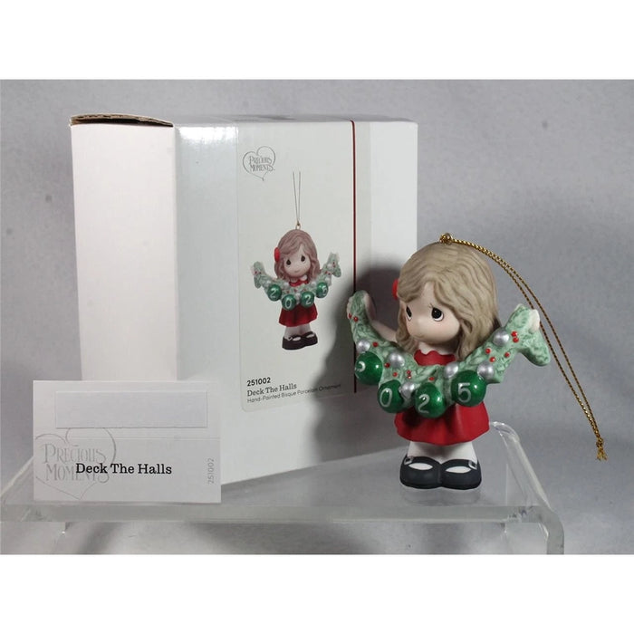 Christmas ornament with packaging on a gray background