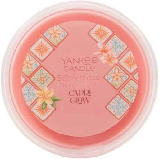 Yankee Candle Capri Glow scented wax melt on a white background