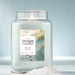 Clean, airy scent with beach-inspired notes