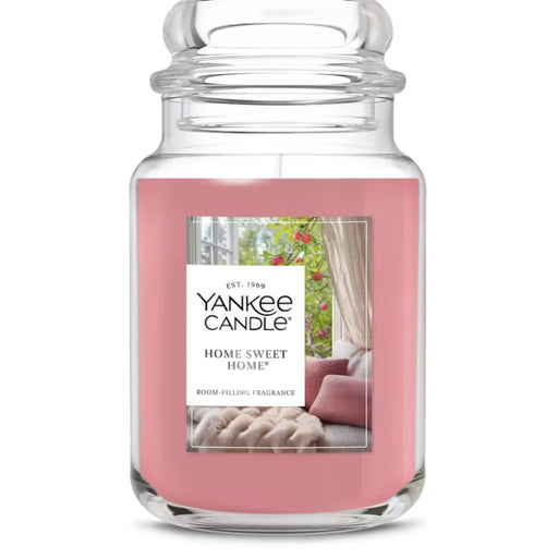 Classic Yankee Candle large glass jar design
