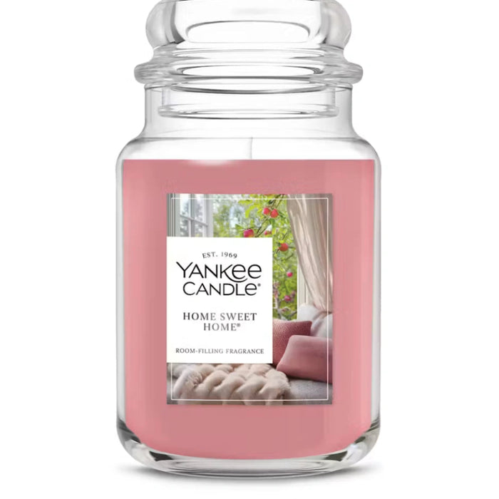 Classic Yankee Candle large glass jar design