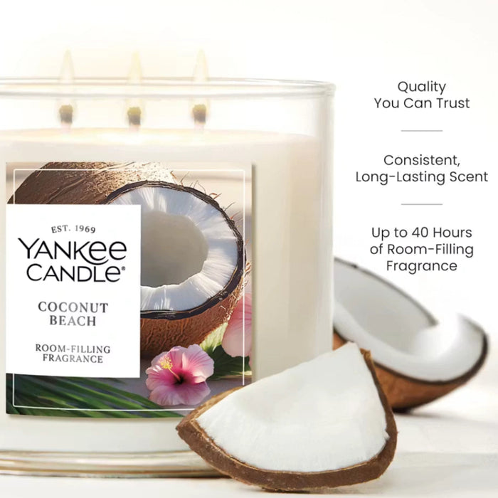 Premium soy-wax blend for a clean, consistent burn