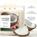 Premium soy-wax blend for a clean, consistent burn