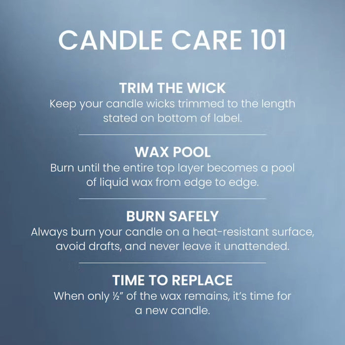 Our Small Tumbler Candles are made with a natural fiber wick and a premium plant wax blend for optimal fragrance performance.