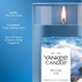 Yankee Candle Ocean Air Medium Jar Candle with Fresh Coastal Breeze Scent for Home Fragrance