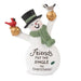 Blossom Bucket Christmas Traditions Friends Put The Jingle snowman decoration.