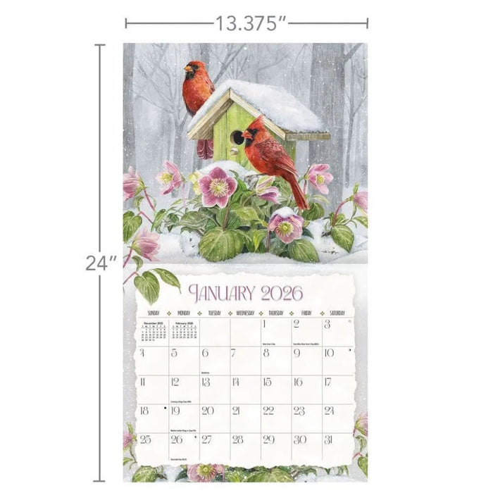 Lang : Birdhouses 2026 Wall Calendar