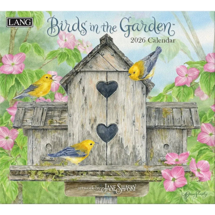 Lang : Birds in the Garden 2026 Wall Calendar