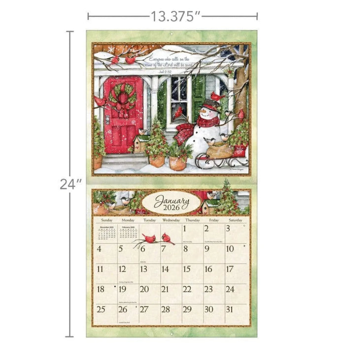 Lang : Bountiful Blessings 2026 Wall Calendar