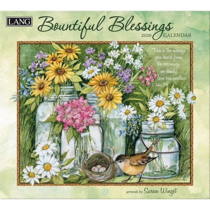 Lang : Bountiful Blessings 2026 Wall Calendar