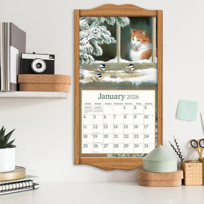 Lang : Cats in the Country 2026 Wall Calendar