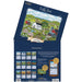 Folk Art calendar packaging with a scenic illustration on the front