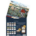 Linda Nelson Stocks calendar with a scenic illustration on the front and back design.