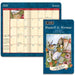 2026 calendar with 'Heart & Home' planner cover featuring a bird and flowers.