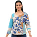 Featuring a flattering silhouette and lightweight feel, this top pairs beautifully with jeans.