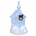 Gerson Light-Up Church Water Globe featuring a festive church scene for Christmas décor