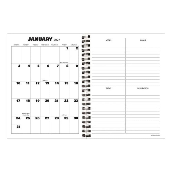 The Hallmark Mahogany Find Your Peace 2027 12-Month Planner helps you organize every day with intention and calm.