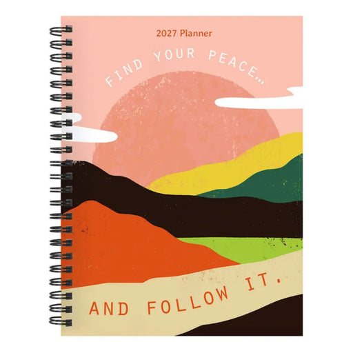 The Hallmark Mahogany Find Your Peace 2027 12-Month Planner helps you organize every day with intention and calm.