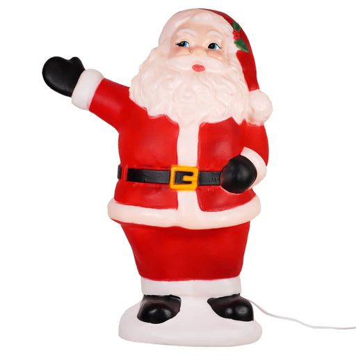 24-inch lighted retro Jolly Santa blow mold outdoor Christmas decoration