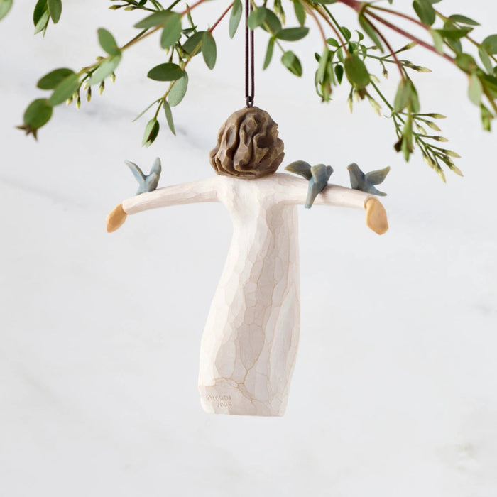 Happiness Ornament with an uplifting design for Christmas tree and holiday décor
