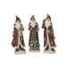 This Gerson 9.06-inch Resin Holiday Santa figurine crafted from durable resin, stands 9.06 inches tall and delivers rich, hand-painted detail.