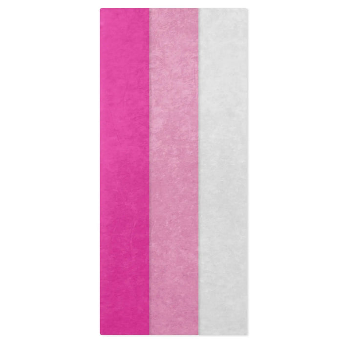 Pink gradient tissue paper set