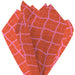 Wavy Pink Plaid on Red Tissue Paper Wrapping Kit