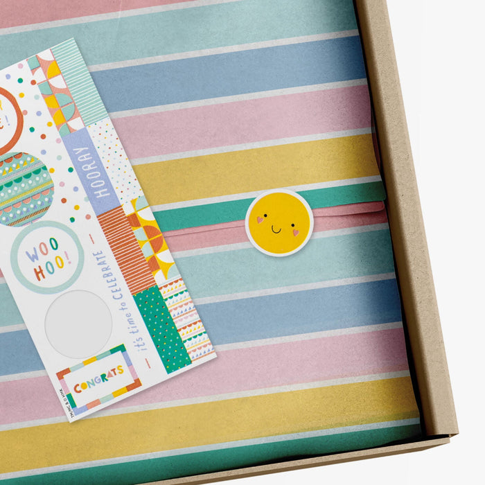 Pastel Stripes Tissue Paper Wrapping Kit