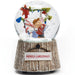 Peanuts Charlie Brown and Snoopy Musical Glitterdome Christmas holiday decoration with sparkling winter scene