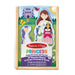 Melissa & Doug princess dress-up set with an assortment of dresses and accessories, perfect for imaginative role play.