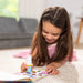 Whimsical unicorn sticker from Melissa & Doug, designed in vivid colors, great for kids' crafts and creative expression.
