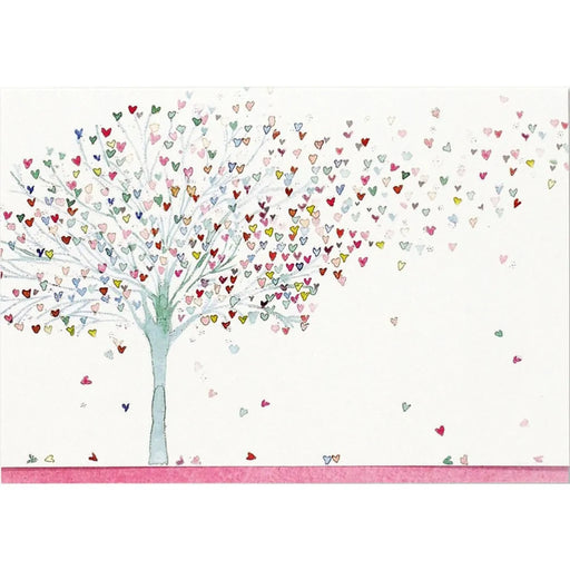 Peter Pauper Press Tree of Hearts Thank You Notes with heart-themed design