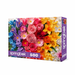 Springbok 500 piece puzzle box with colorful floral design on a white background