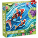 Springbok Paper Koi 500-piece jigsaw puzzle featuring artistic koi-inspired artwork