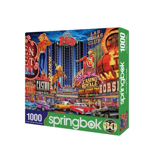 Springbok puzzle box featuring viva las vegas.