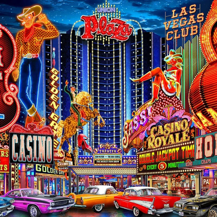 Springbok puzzle box featuring viva las vegas.