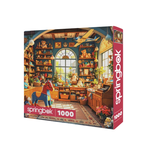 Springbok puzzle box featuring toy shop