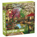 Springbok Golden Hour Canal 1000-piece jigsaw puzzle featuring a scenic canal glowing in warm golden light