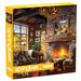 This Springbok Hunting Retreat 1000 Piece Jigsaw Puzzle captures a serene hunting lodge scene