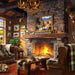 This Springbok Hunting Retreat 1000 Piece Jigsaw Puzzle captures a serene hunting lodge scene